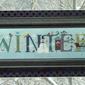 Winer by The Cricket Collection Counted Cross Stitch Pattern/Chart