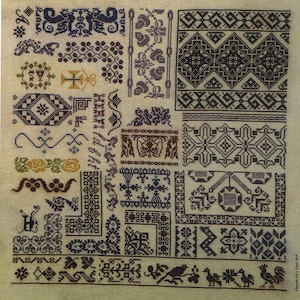 AS Sampler circa 1890 by Lila&#39;s Studio Counted Cross Stitch Pattern/Chart