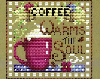 Coffee Break by Shannon Christine Counted Cross Stitch Pattern/Chart