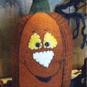 Trick Or Treat 7&quot; Pin Keep PATTERN to sew (not a finished product) by Cottonwood Creations