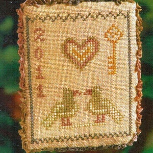 Schema/schema per punto croce Primitive Smalls n. 4 di Dames Of The Needle