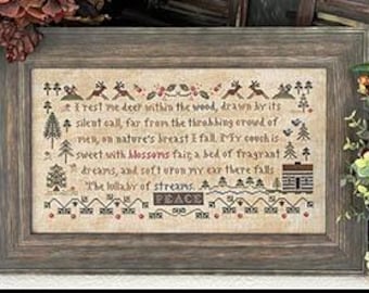Peace by Little House Needleworks Counted Cross Stitch Pattern/Chart