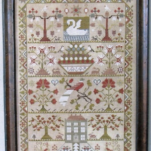 Smith Reproduction Sampler by Scarlett House Counted Cross Stitch Pattern/Chart