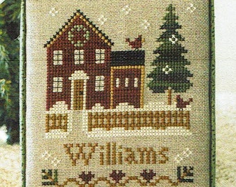 My House - Hometown Holiday by Little House Needleworks Counted Cross Stitch Pattern/Chart