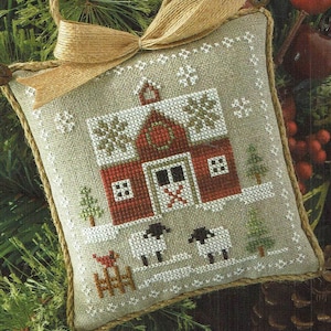 Kleine rote Scheune von Little House Needleworks Kreuzstichmuster / Kreuzstichvorlage
