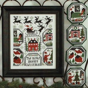 Night Before Christmas by Prairie Schooler Counted Cross Stitch Pattern/Chart