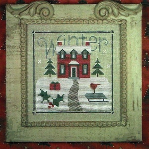 Winter Sampler by Lizzie Kate Counted Cross Stitch Pattern/Charts