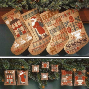 Stockings & More by Prairie Schooler Counted Cross Stitch Pattern/Chart