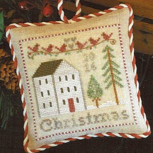 2016 Christmas Ornament by Little House Needleworks Counted Cross Stitch Pattern/Chart