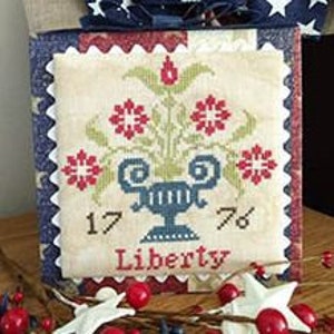 Liberty by Mindful Needle Counted Cross Stitch Pattern/Chart