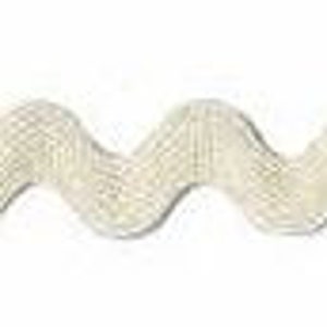 Oyster Jumbo Rick Rack 2-1/2yd Rick Rack Embellishment by Wright Co - Etsy