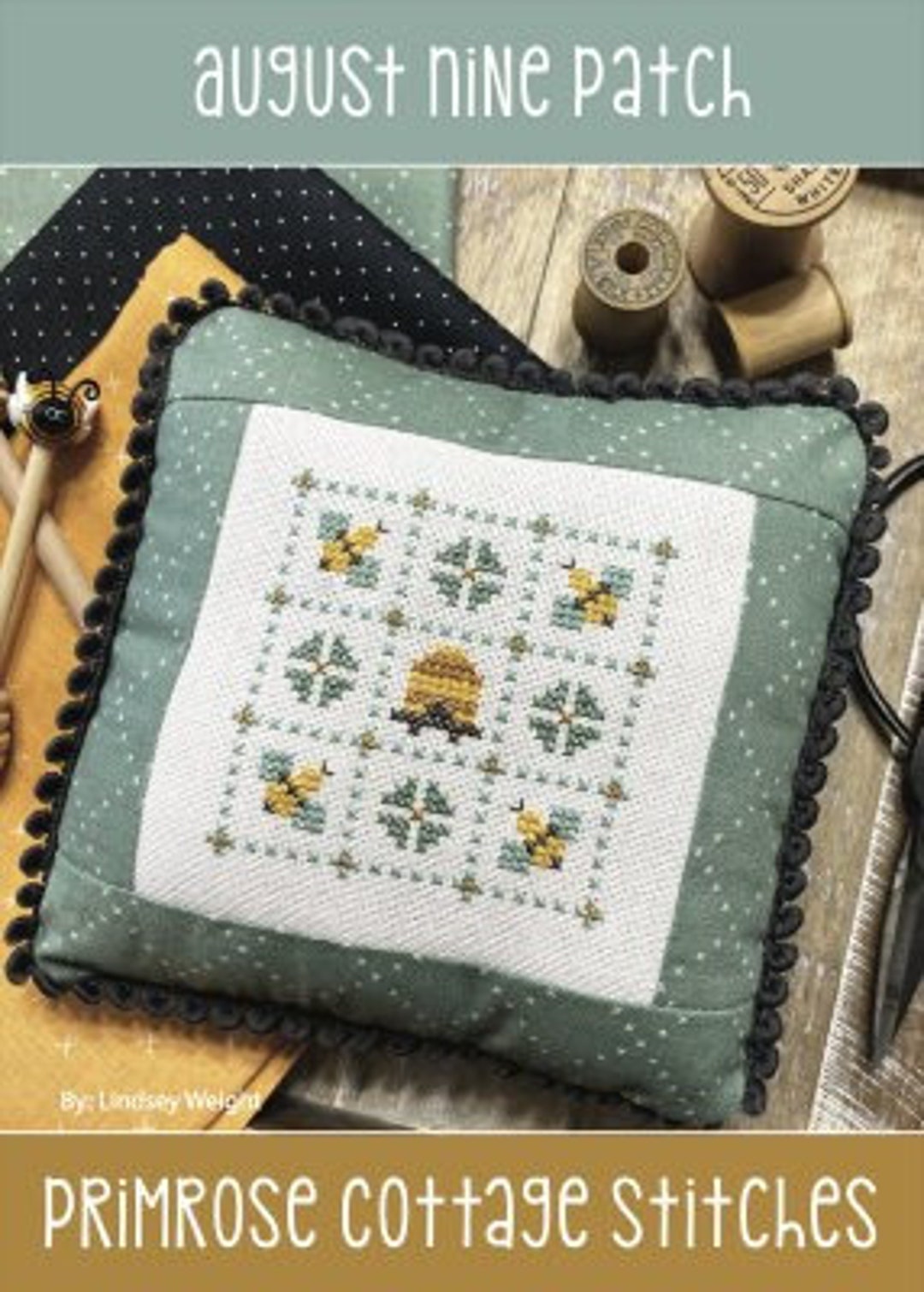 August Nine Patch by Primrose Cottage Counted Cross Stitch Pattern ...