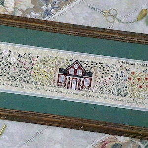 Summer Garden by The Drawn Thread Counted Cross Stitch Pattern/Chart