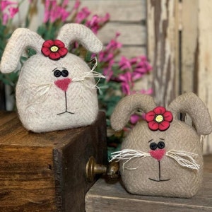 Spring Bunny Pattern to sew (not a finished product) by Cottonwood Creations
