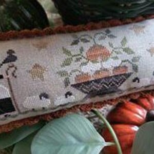 Une Bergere En Automne - 秋の羊飼い by Tralala カウントクロスステッチパターン/チャート