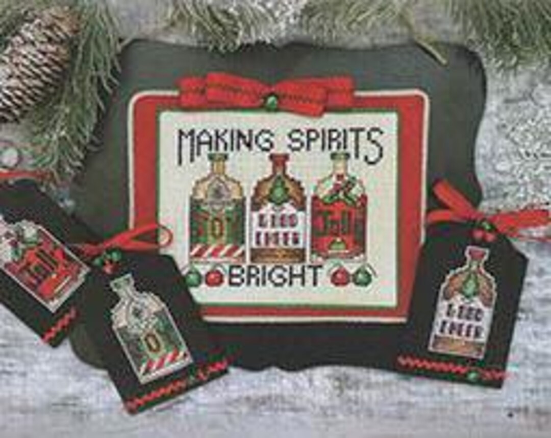 Making Spirits Bright by Frony Ritter Designs Counted Cross Stitch ...