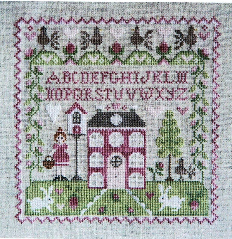 Sampler No 1 by Tralala Counted Cross Stitch Pattern/chart - Etsy