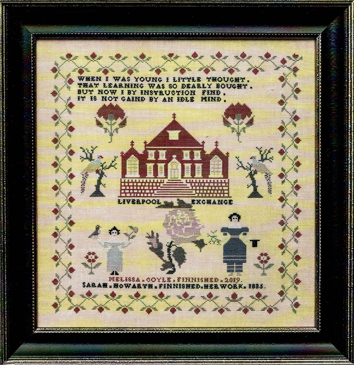 Sarah Howarth 1835 by Hands Across the Sea Samplers Counted Cross ...