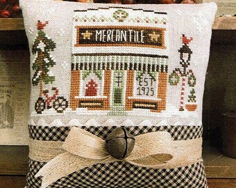 Mercantile - Hometown Holiday by Little House Needleworks Counted Cross Stitch Pattern/Chart