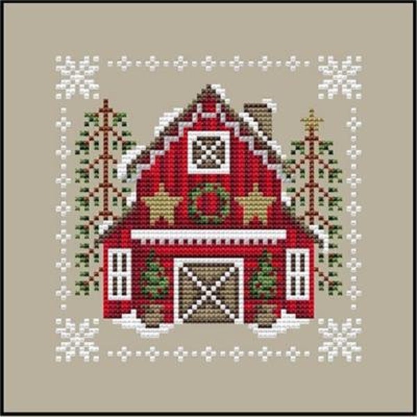 Christmas Barn by Shannon Christine Counted Cross Stitch Pattern/Chart