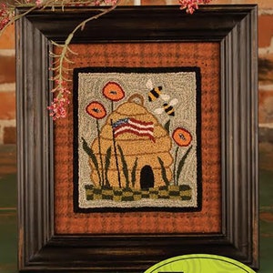 Glory Bee by Threads That Bind Punch Needle Pattern