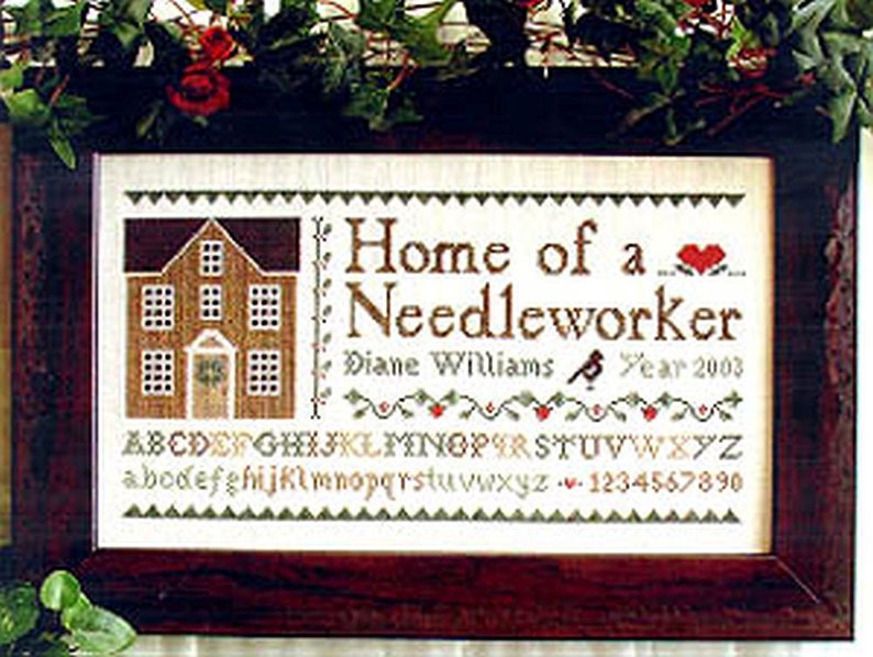 Home of A Needleworker by Little House Needleworks Counted - Etsy