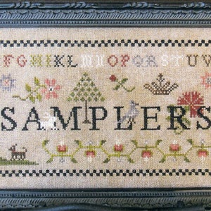 Samplers by The Scarlett House Counted Cross Stitch Pattern/Chart