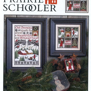 December by Prairie Schooler Counted Cross Stitch Pattern/Chart