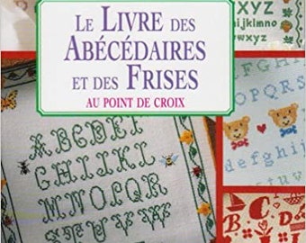 French Cross Stitch Mook 15 Abécédaires Fleuris Au Point De Croix