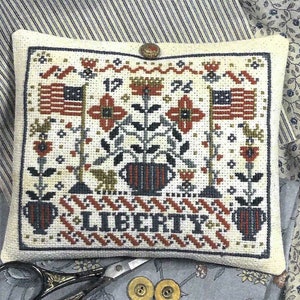 Liberty Sampler by Calico Confectionery Counted Cross Stitch Pattern/Chart