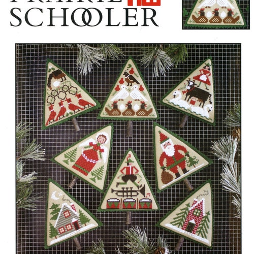 2018 Schooler Santa by Prairie Schooler Counted Cross Stitch Etsy