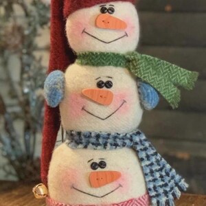 Snow Stack Pattern to sew (not a finished product) by Cottonwood Creations