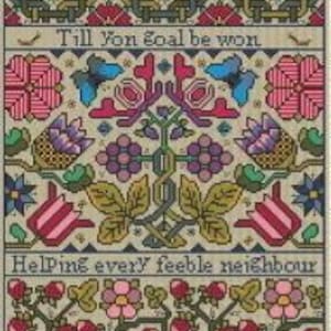 Froth and Bubble II by Long Dog Samplers Counted Cross Stitch Pattern/Chart