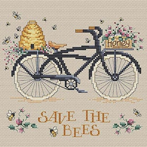 Save The Bees by Sue Hills Designs Counted Cross Stitch Pattern/Chart