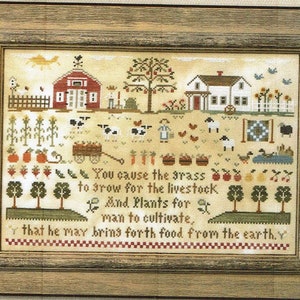 Farm Life by Little House Needleworks Counted Cross Stitch Pattern/Chart