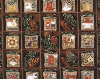 Weihnachtsminiaturen von Prairie Schooler – Zählmuster/Stickvorlage für Kreuzstich