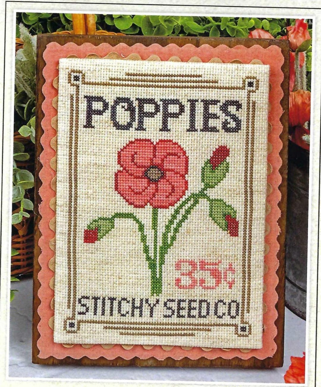 Stitch Packet Poppies Seed Packet by It's Sew Emma Counted Cross Stitch Pattern/chart ...