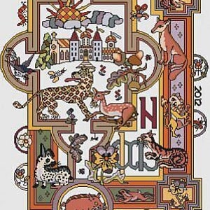 Kells Kritters by Long Dog Samplers Counted Cross Stitch Pattern/Chart