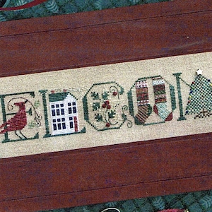 Welcome Christmas by The Drawn Thread Counted Cross Stitch Pattern/Chart