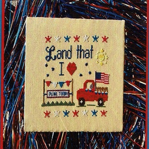 20% OFF Land That I Love by Pickle Barrel Designs Counted Cross Stitch Pattern/Chart