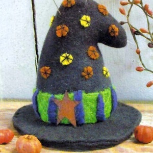 20% OFF Witch Hat Pin Keep PATTERN to sew (not a finished product) by Cottonwood Creations