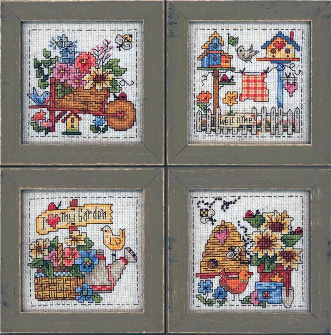 Step Into My Garden by Imaginating Counted Cross Stitch Pattern