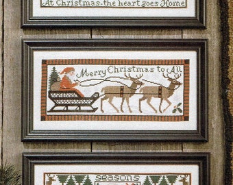 Weihnachtshaus von Prairie Schooler – Zählmuster/Stickvorlage