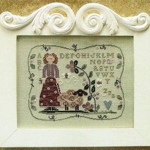 Curly Q Ewe von Little House Needleworks Kreuzstichmuster