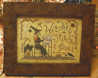 Witches Stitch Too by Homespun Elegance Counted Cross Stitch Pattern/Chart