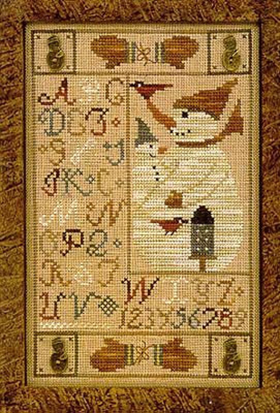 Snowman Button Sampler by Homespun Elegance Counted Cross Stitch ...