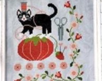 My Cat Helper by Tiny Modernist Counted Cross Stitch Pattern/Chart