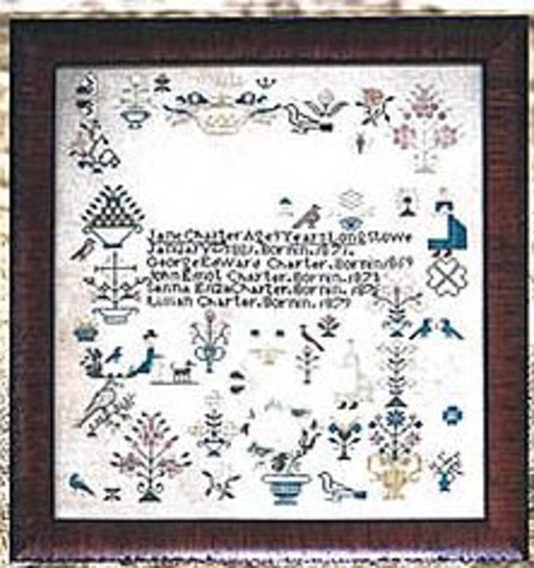 Dressmaker's Sampler by Heartstring Samplery Counted Cross Stitch ...