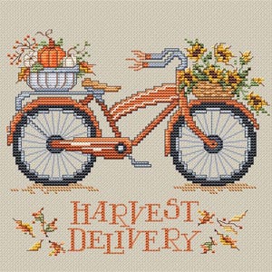 Harvest Delivery by Sue Hillis Counted Cross Stitch Pattern/Chart