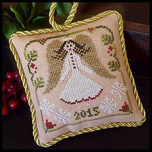 Sampler Tree-Christmas Angel by Little House Needleworks Counted Cross Stitch Pattern/Chart